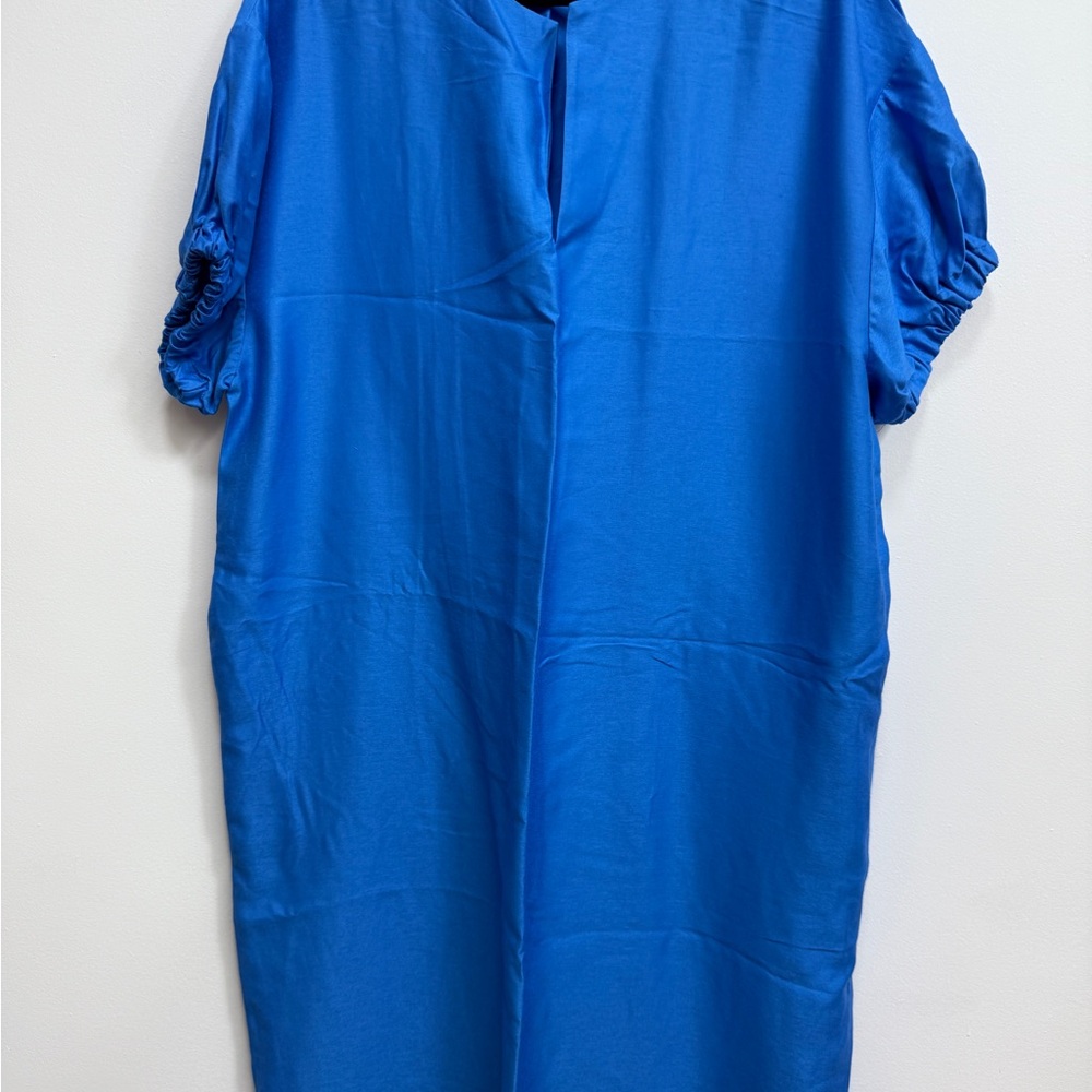 Rosso35 Vibrant Blue Short Sleeve Dress, NWOT.